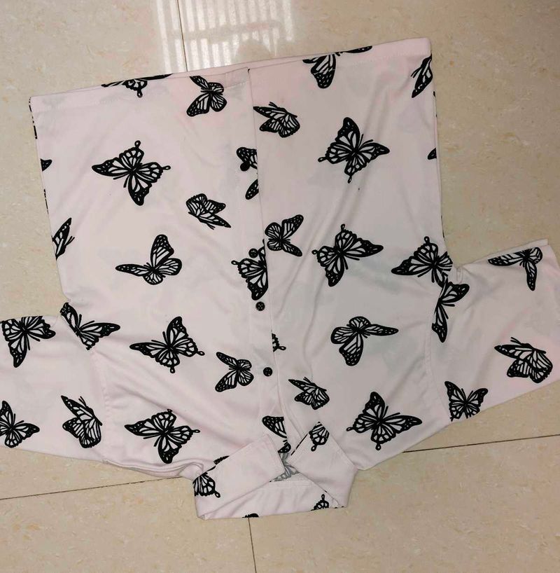 Butterfly Print Top