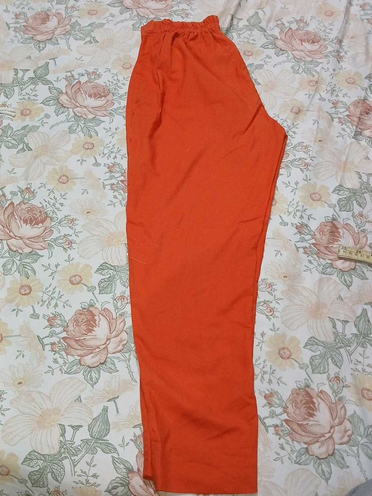 Orange Palazzo Pants