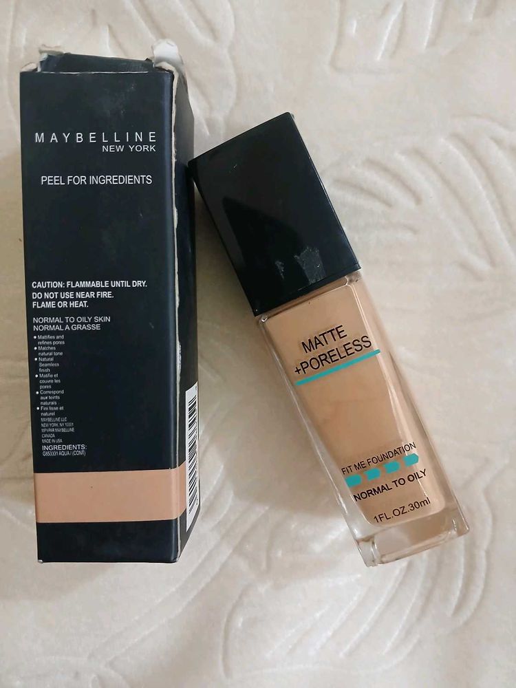 Maybelline New York fit me foundation MATTE+ POREL