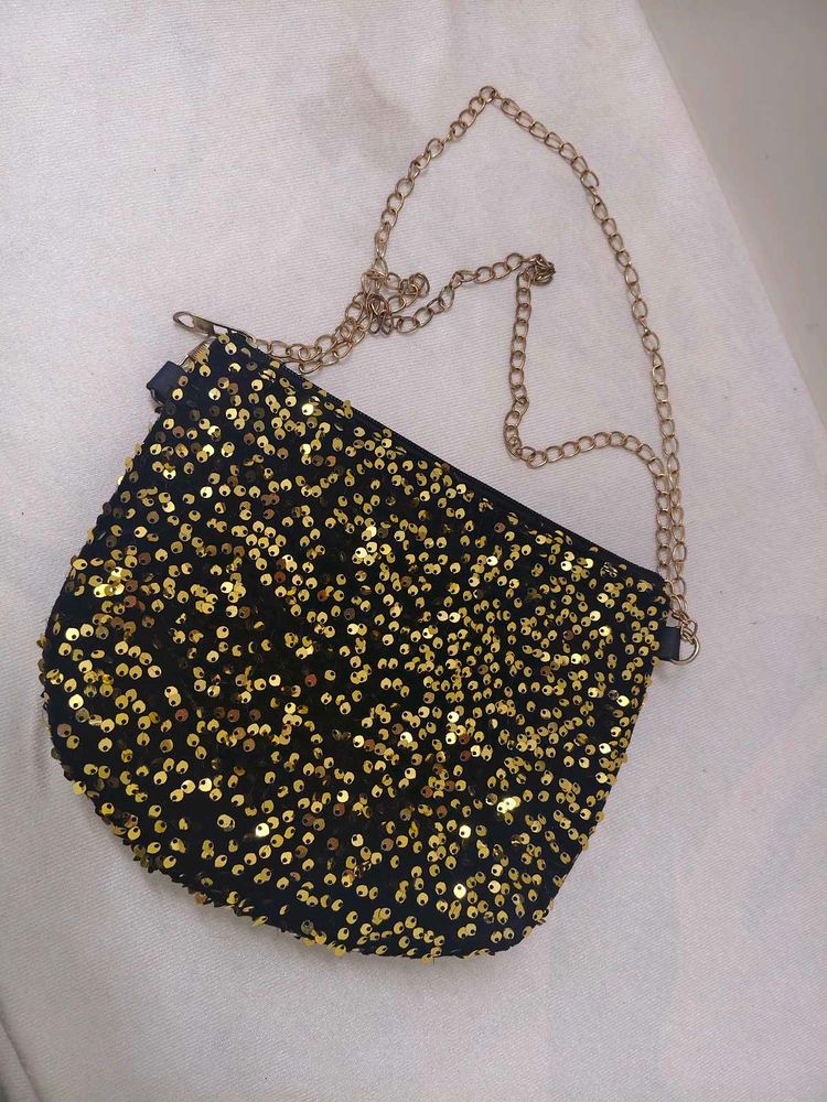 Sparkling Sequin Clutch Bag