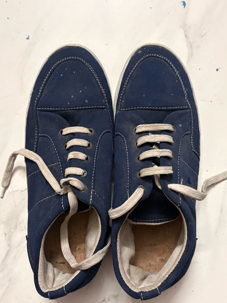 Navy Blue Casual Shoes