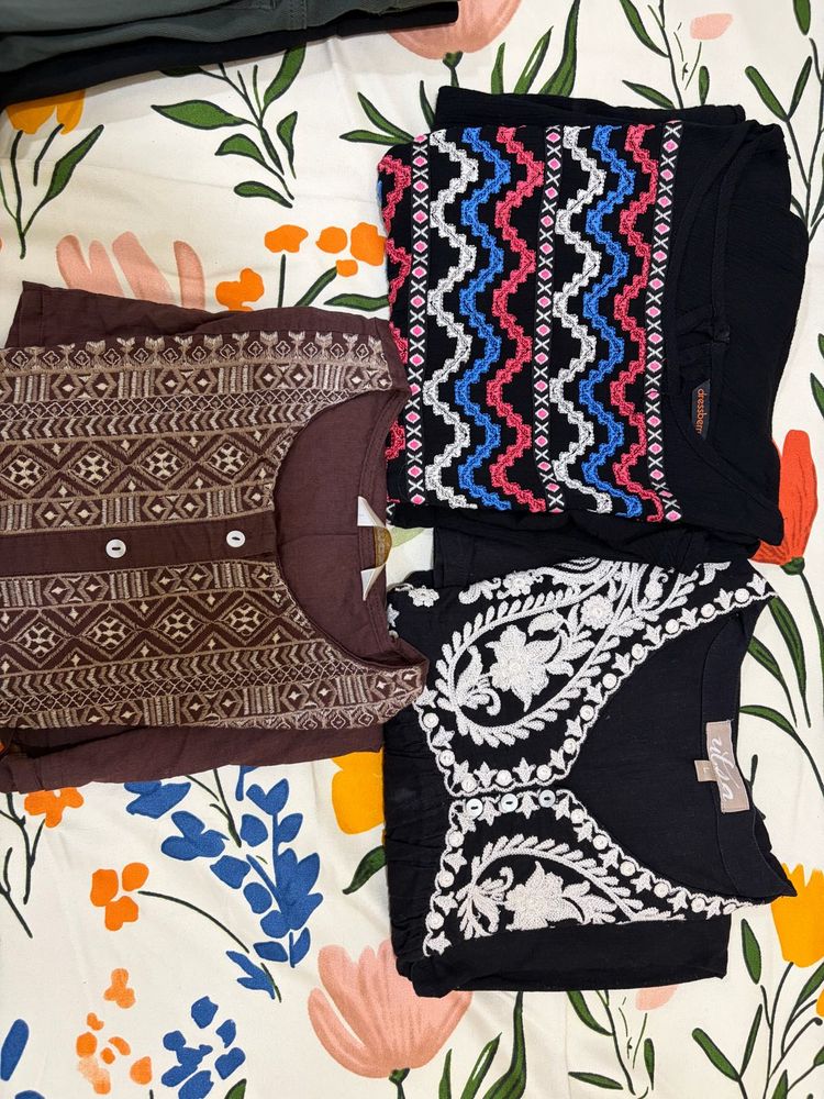 Ethnic Embroidered Tops Bundle
