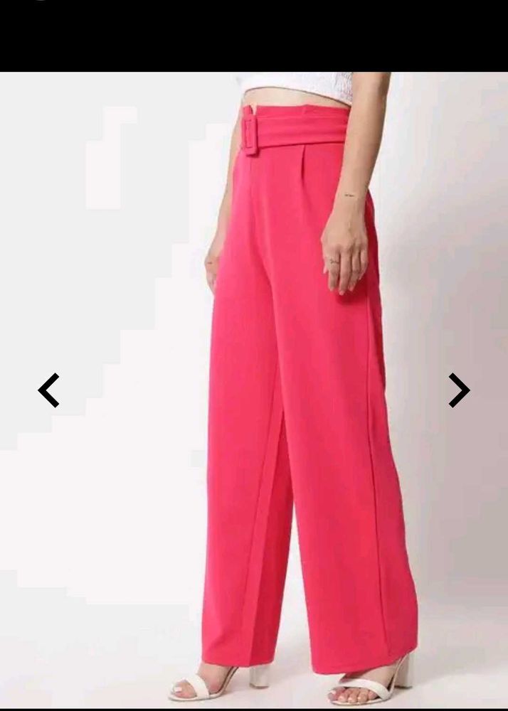 Hot Pink Wide Leg Pants