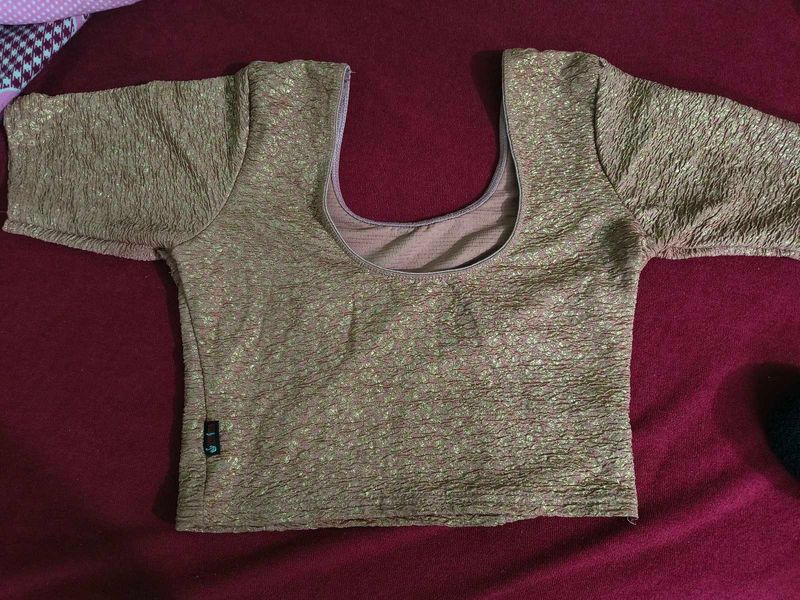 Golden Textured Blouse