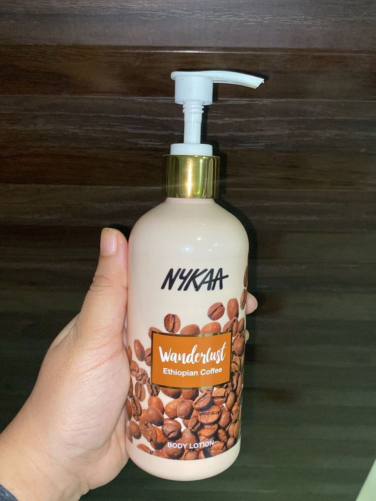 Nykaa Wanderlust Ethiopian Coffee Body Lotion
