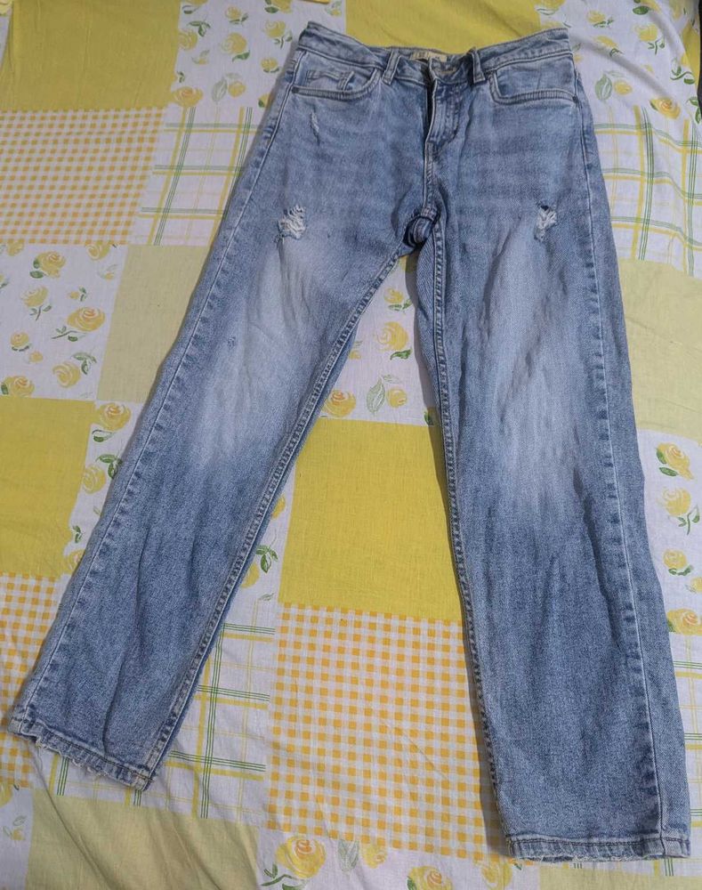 DNMX mid Waist Ribbed Jeans