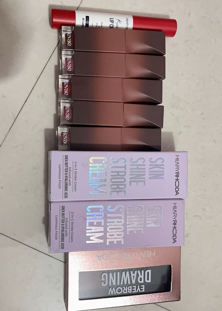 Lot of 6 Revive Lipsticks &amp; 2 Strobe Creams