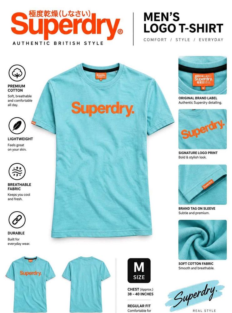 Superdry T-Shirt ( size M )