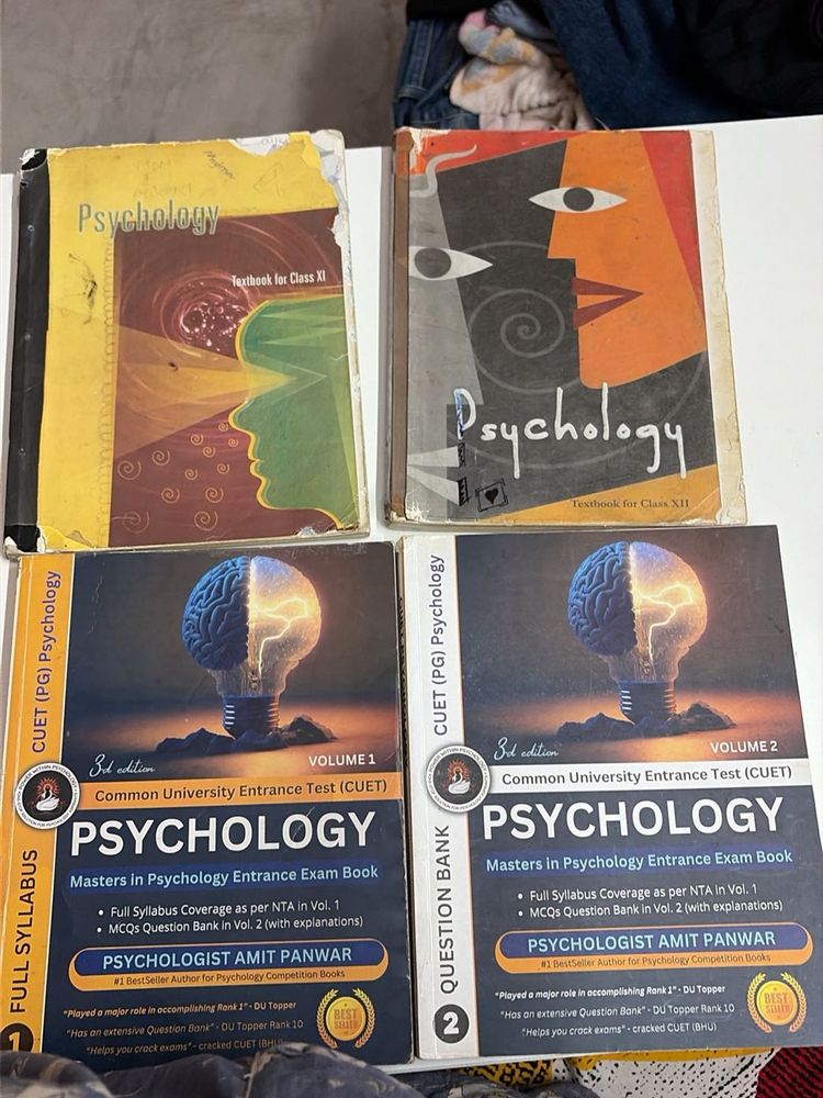 Psychology Textbooks &amp; CUET Exam Prep