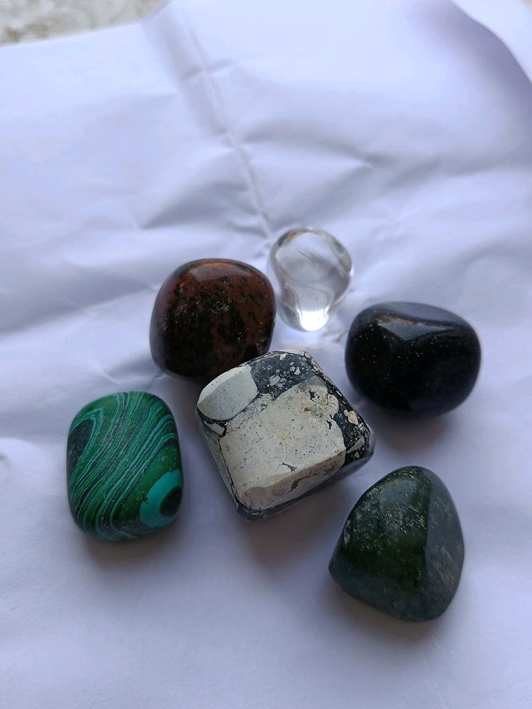 Natural Assorted Crystal Tumbled Stones