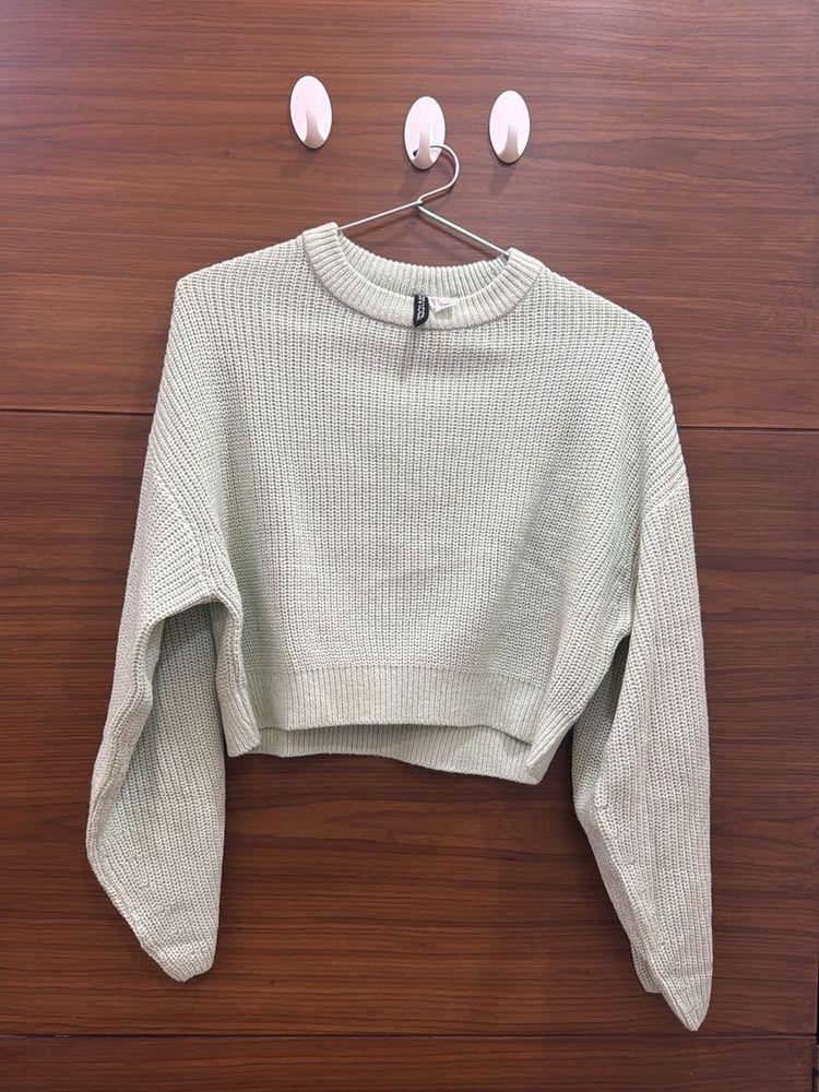 Mint Green Knit Sweater