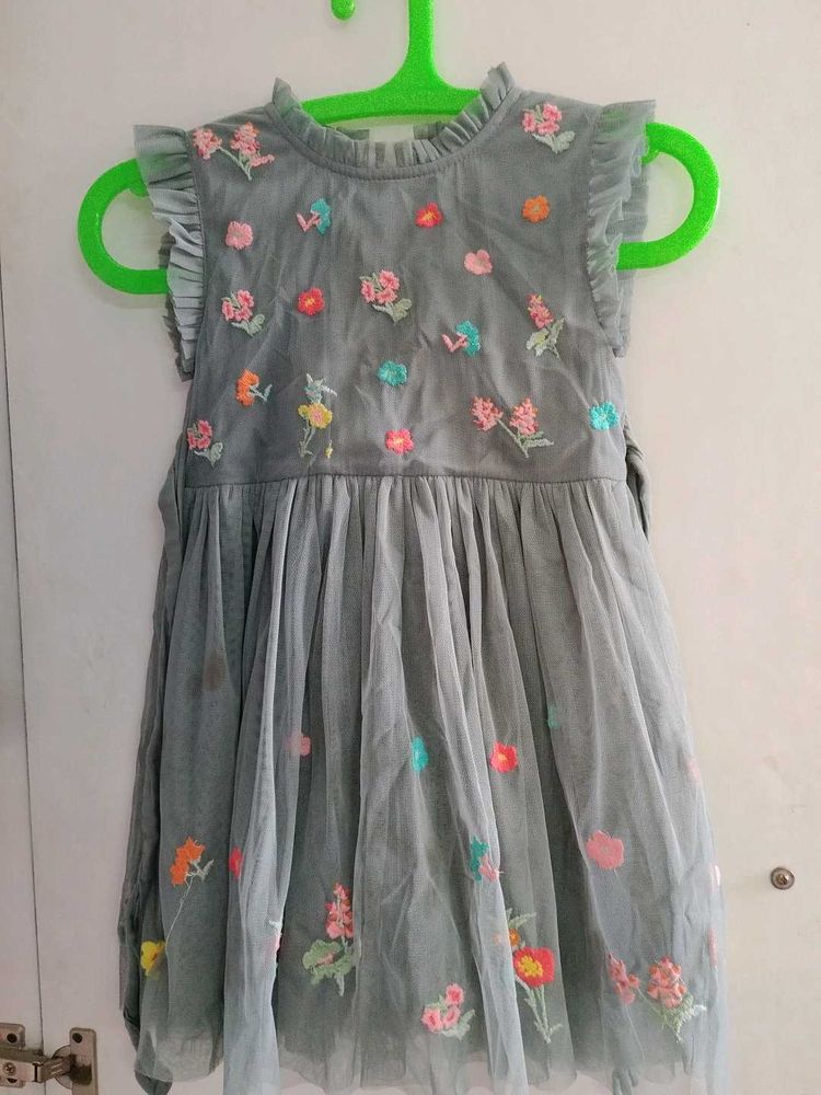 Floral Embroidered Dress