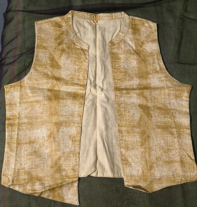 Boho Textured Sleeveless Vest