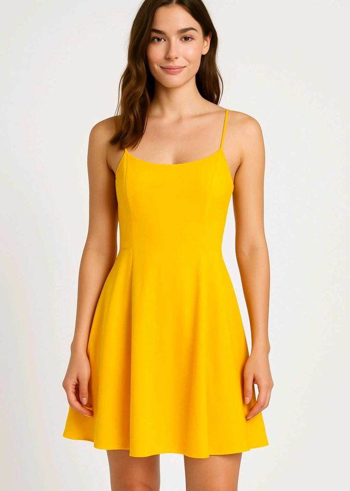 ✨Bright Yellow Shein Dress✨