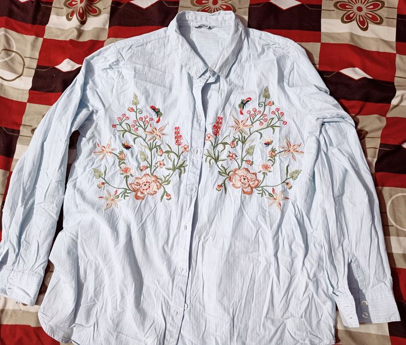 Light Blue Stripe Shirt.