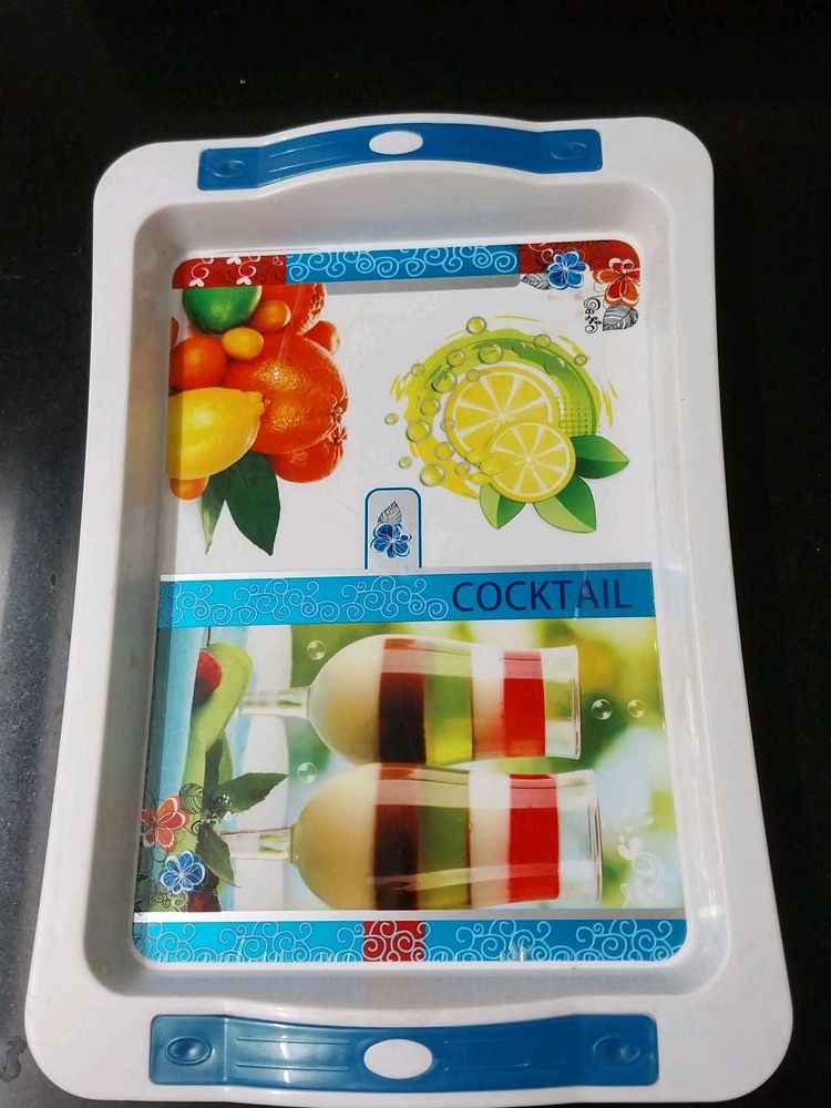 Vibrant Cocktail Serving Tray