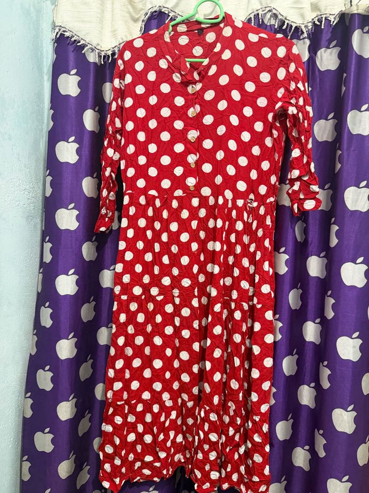 Red Polka Dot dress