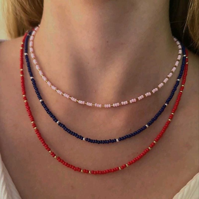 Boho Beaded Layered Necklaces(3)