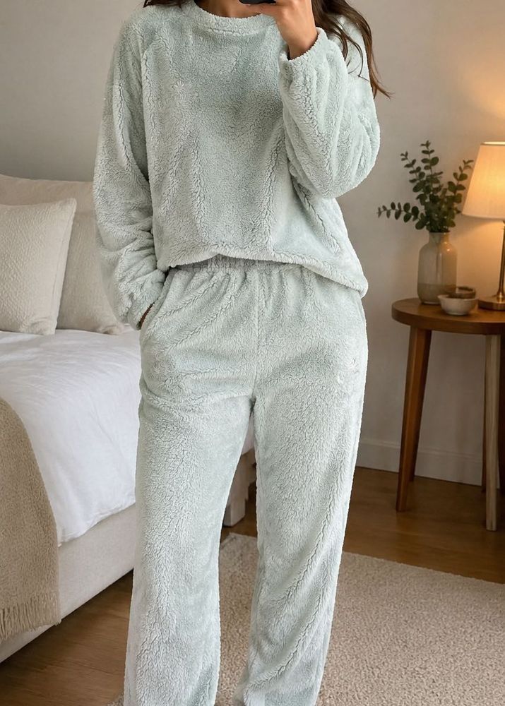 Cozy Fuzzy Lounge Set