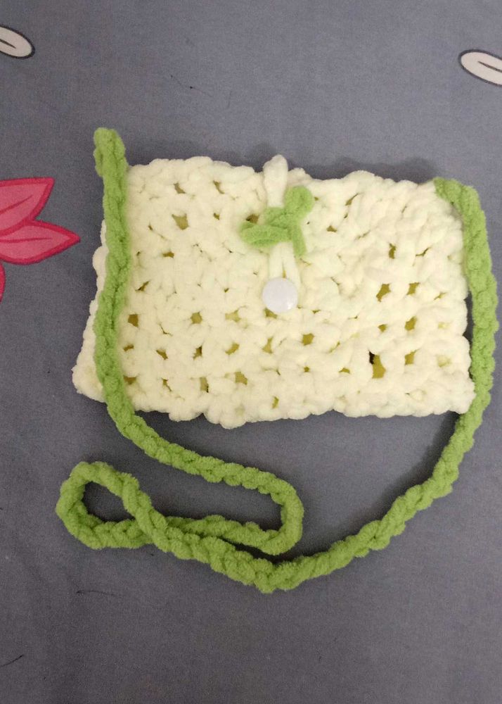 Handmade Crochet Crossbody Bag