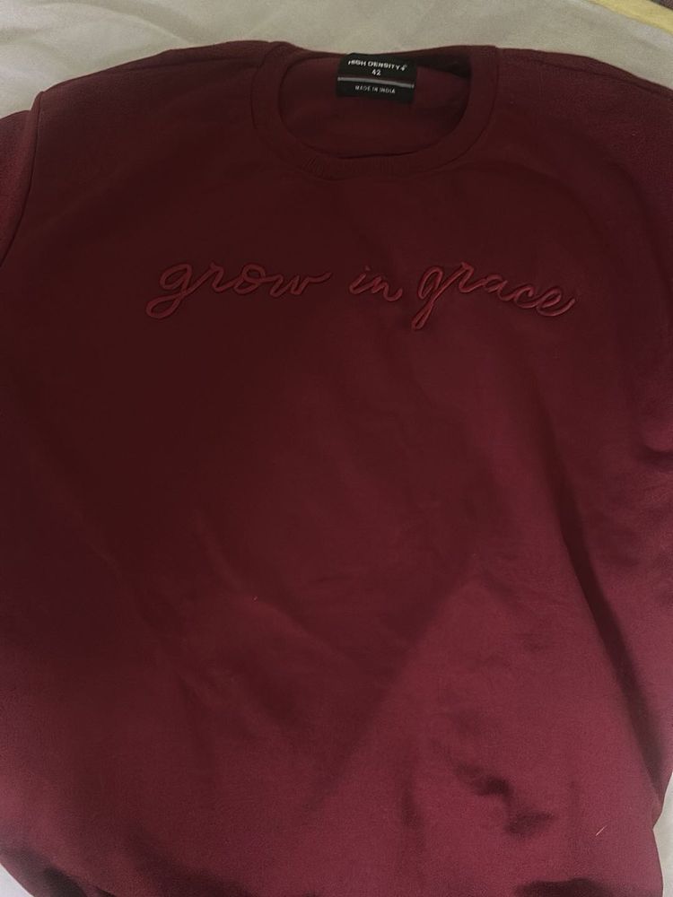 Maroon "Grow In Grace" Sweatshirt