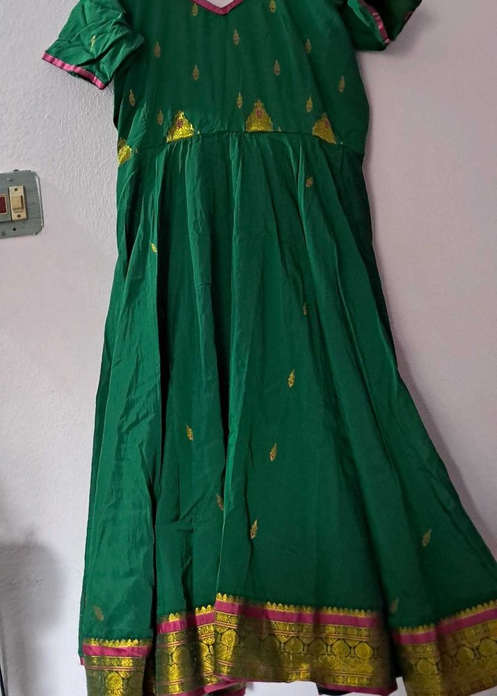 Green Ethnic Gown