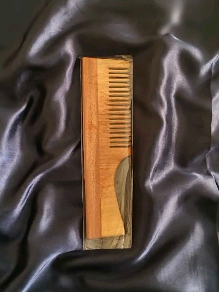Wooden Hair Comb &amp; Scalp Massager