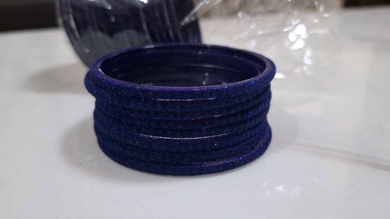 Blue Velvet Bangles