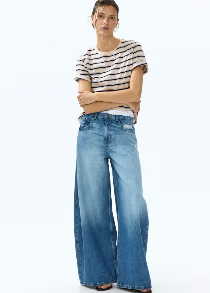 h&amp;m women stripted tshirt