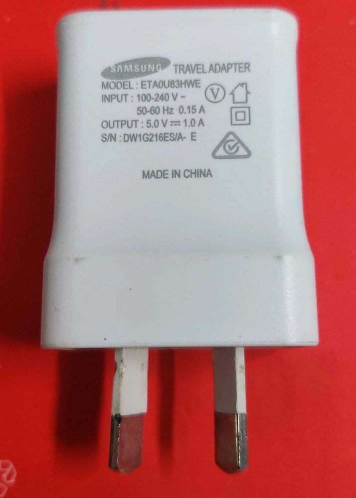 Original Samsung Overseas Travel Charger (5V 1A) |