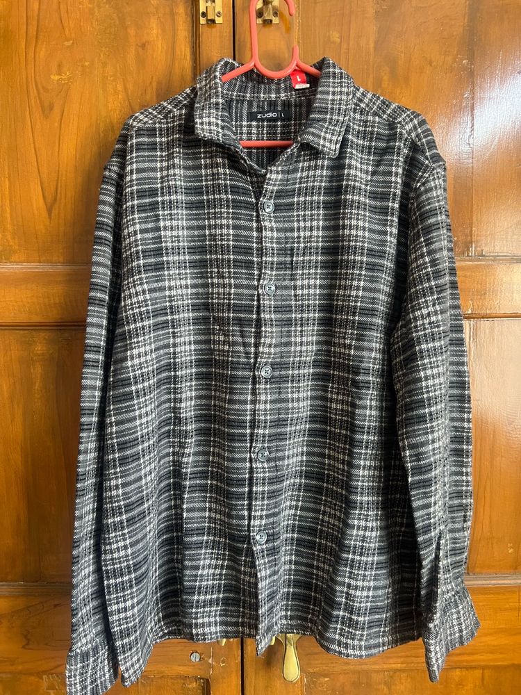 Zudio Men's Plaid Flannel Shirt