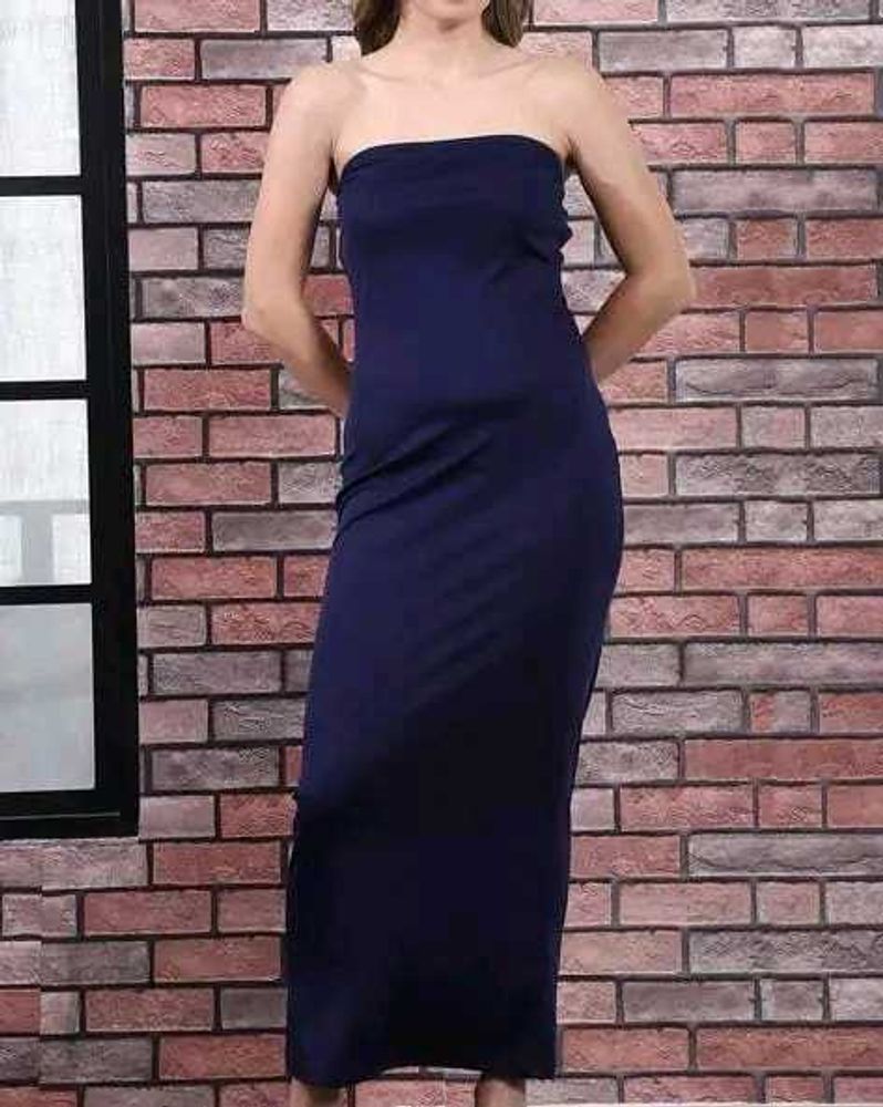Shein Party Strapless Maxi Bodycon Dress