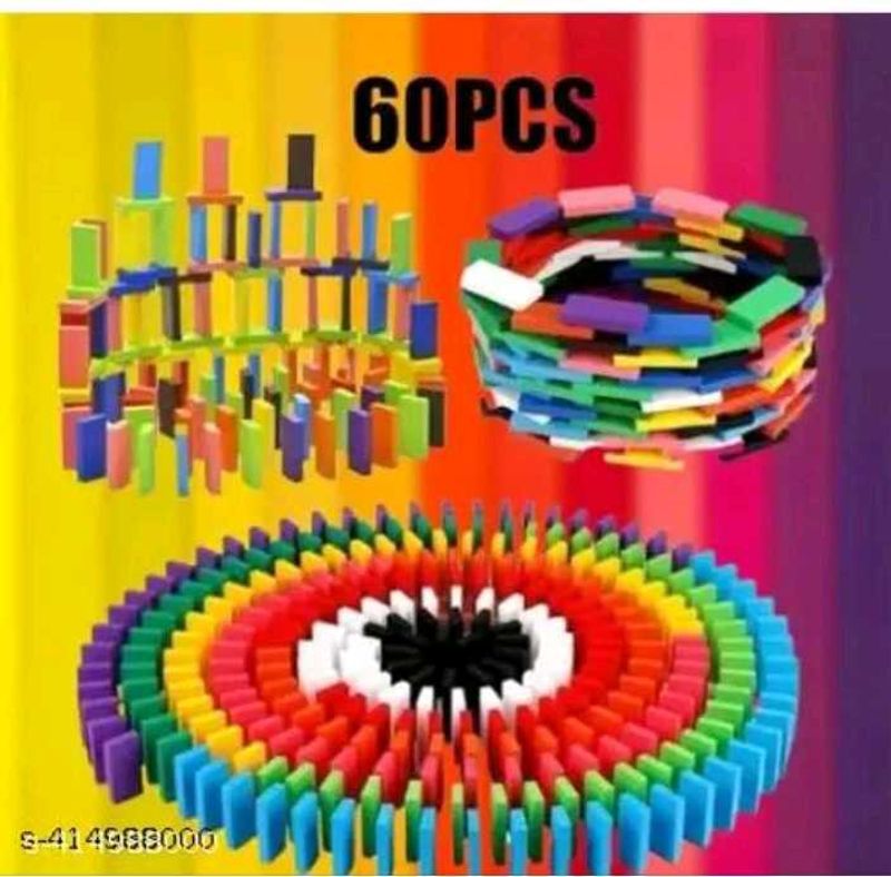 60 Piece Colorful Domino Set