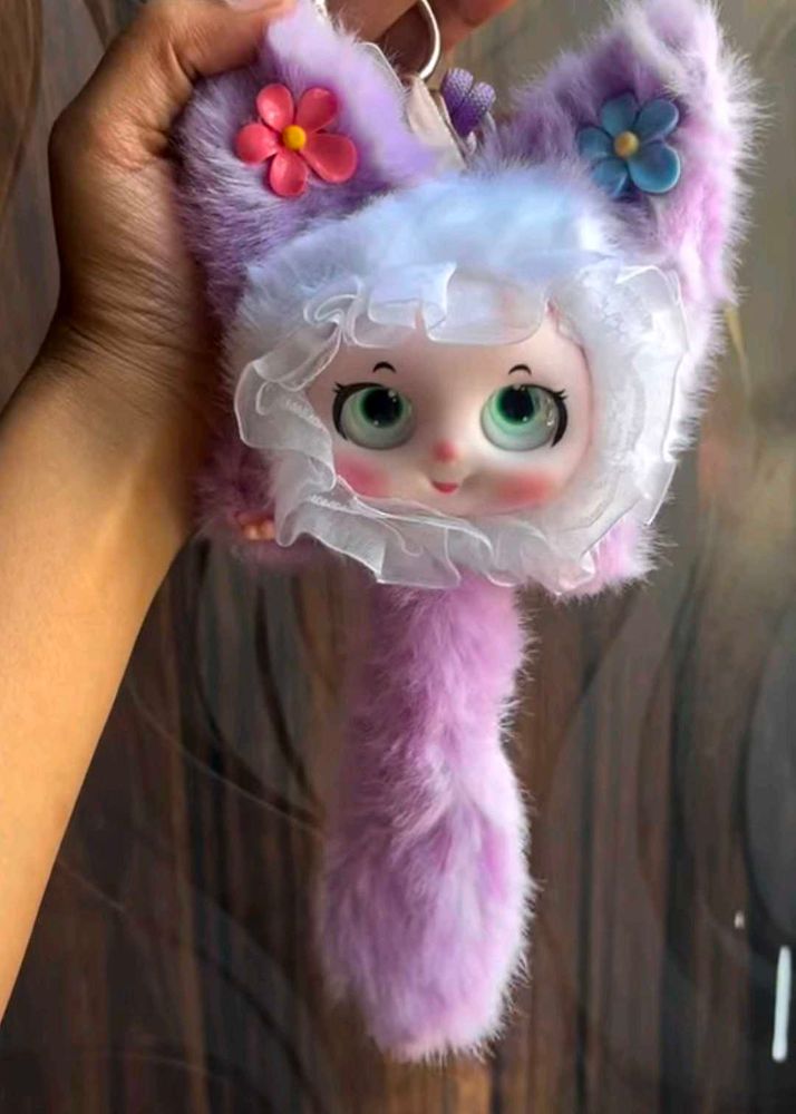Kawaii Plush Doll Keychain