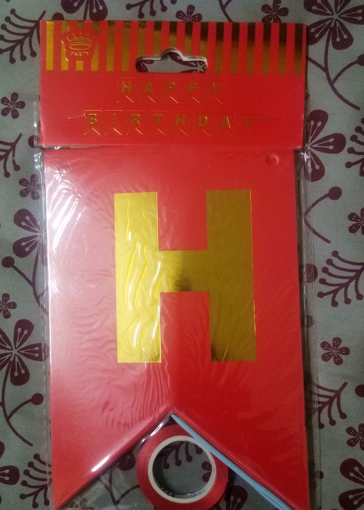 🆕 Happy Birthday Tag (pack of 1)