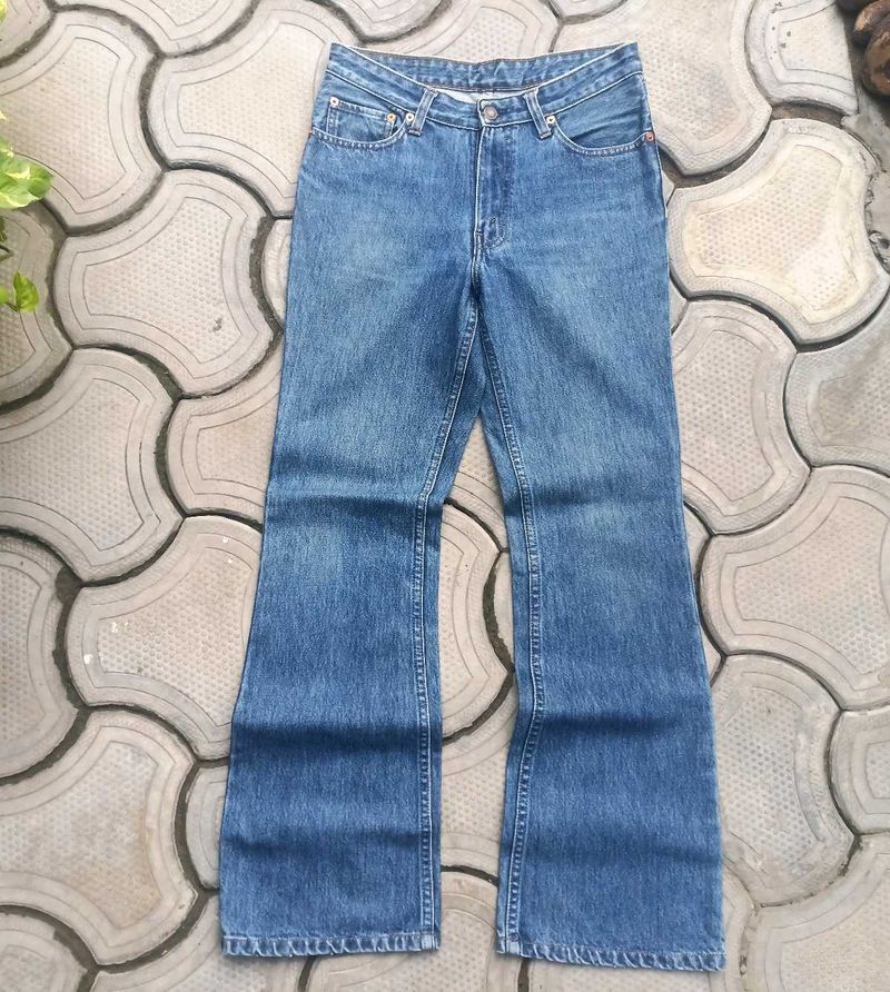 Levis Women's Blue Flare Jeans