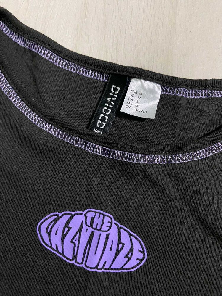 H&amp;M Cute Black Crop Top
