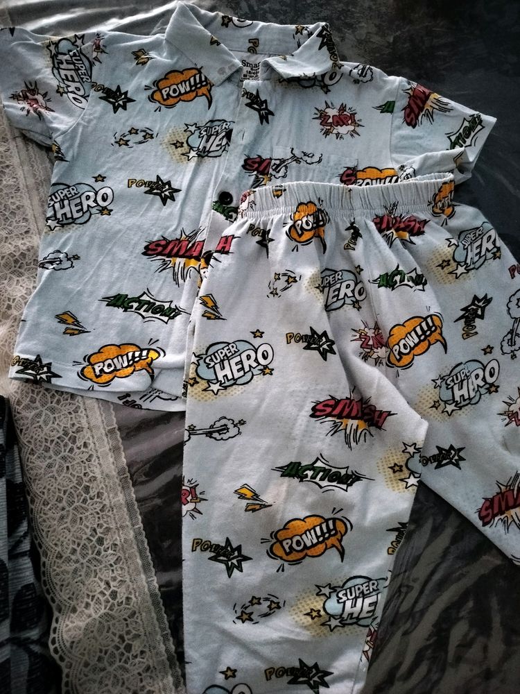 Two Baby Boy Night Dresses.
