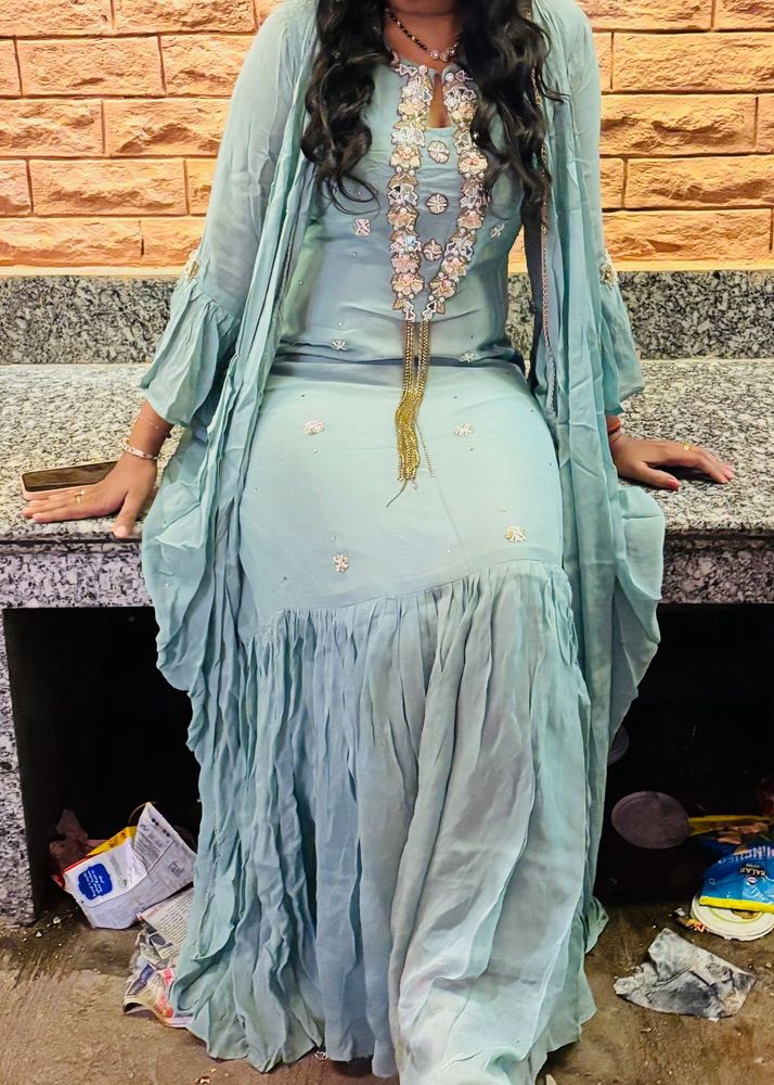 Elegant Blue Ethnic gown