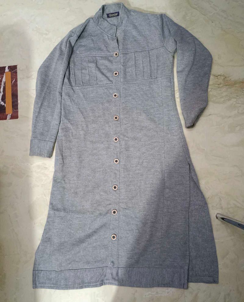Grey Kurti Winter