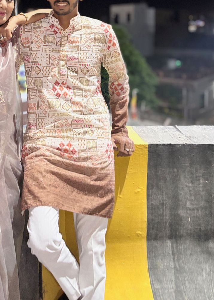 Men's Printed Kurta