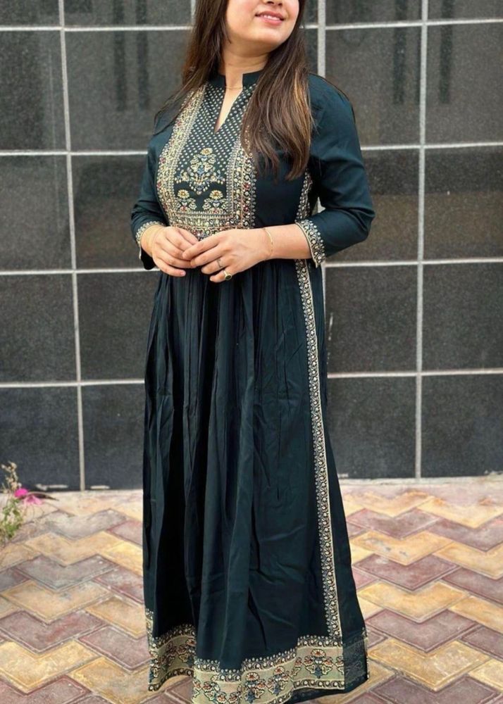 Teal  Kurta worn twice