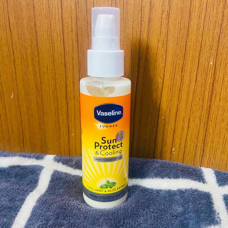 Vaseline Sun Protect&amp;Cooling Body Serum Lotion
