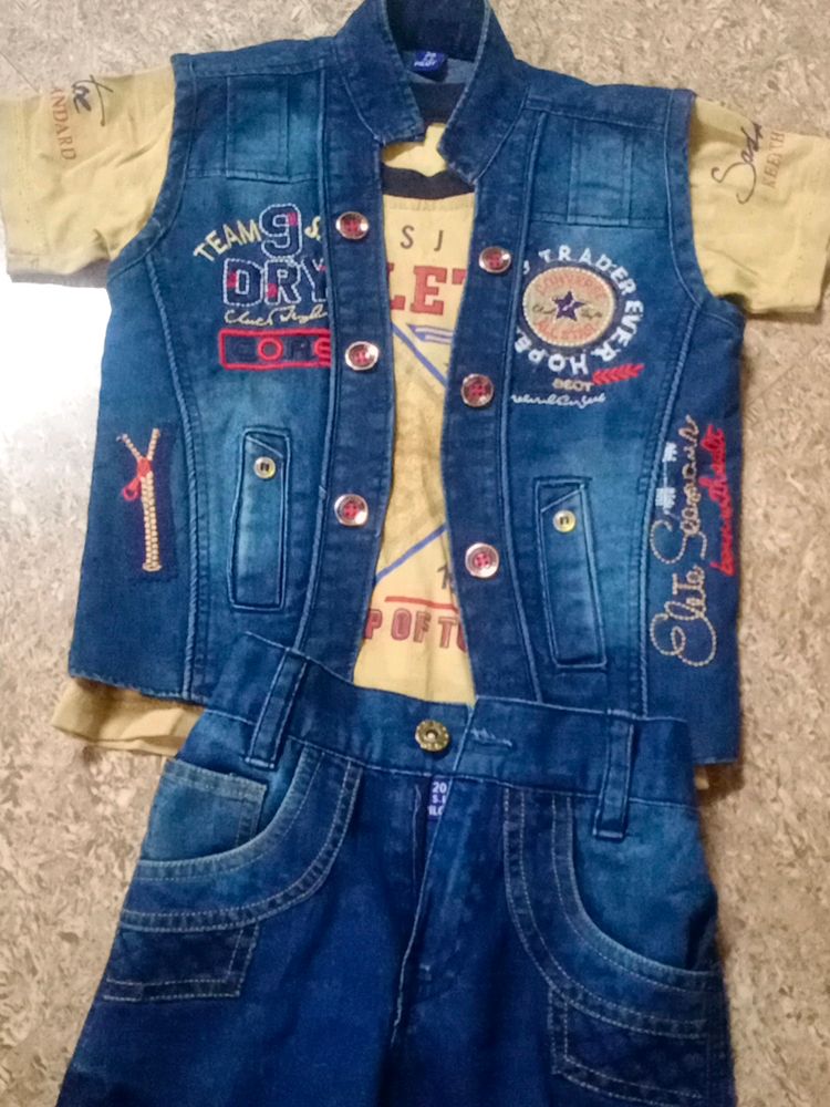 Branded Coat Model Set For 2-3year Boy