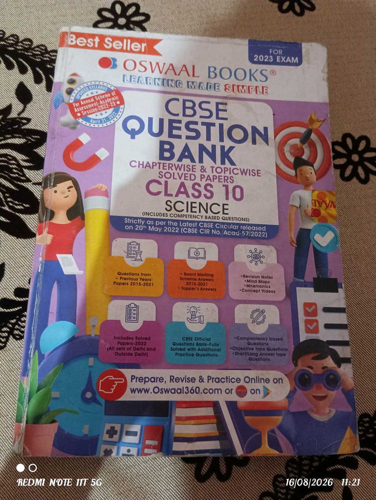 Oswaal CBSE Class 10 Science Question Bank