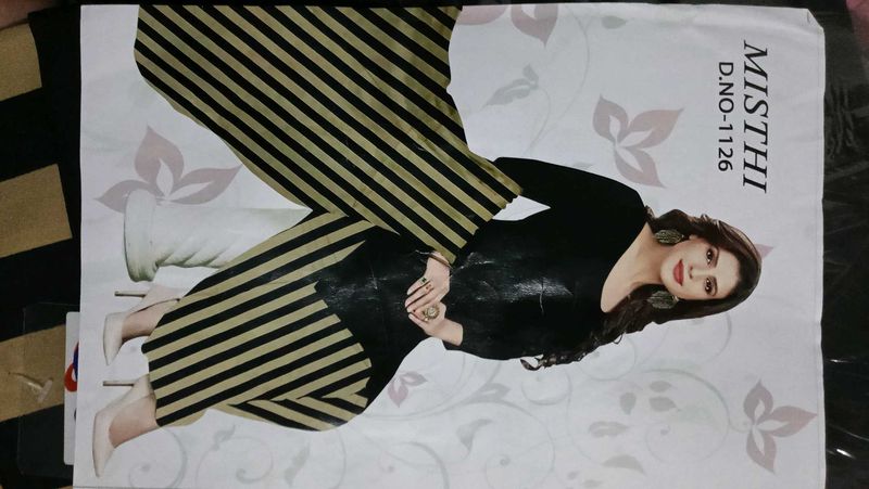 Stylish Black dress material
