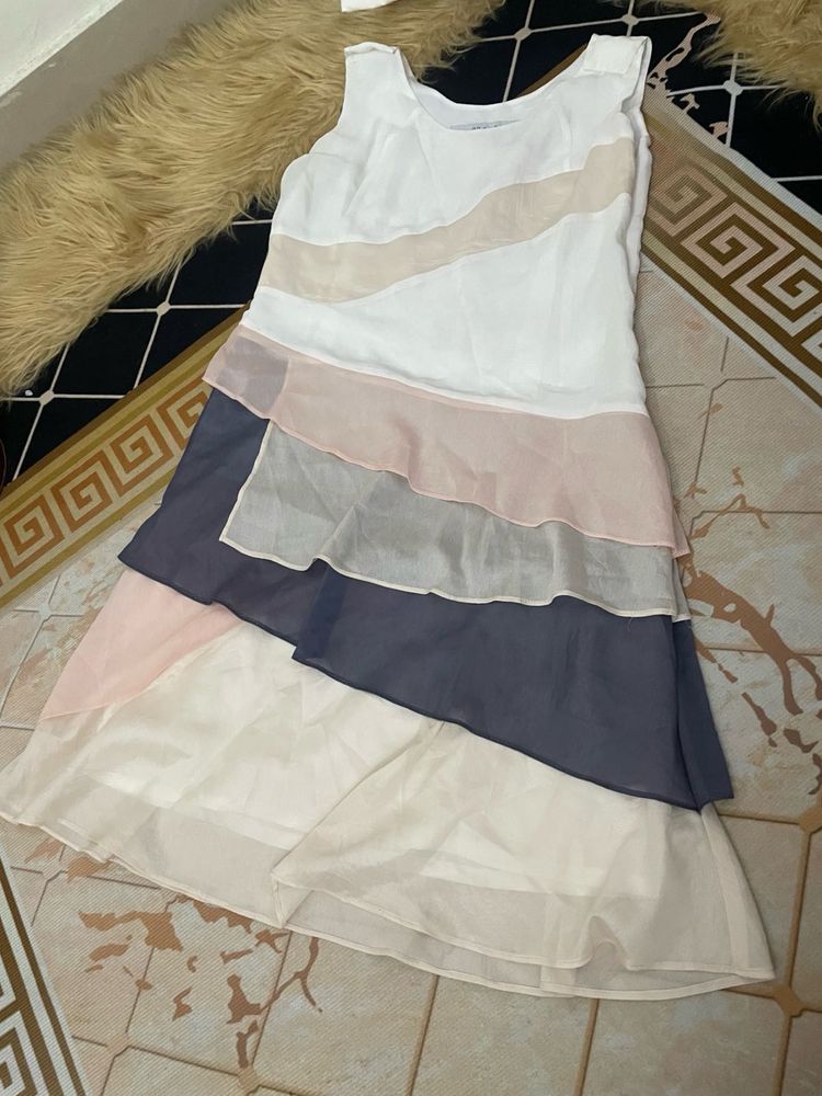 Layered Chiffon Dress
