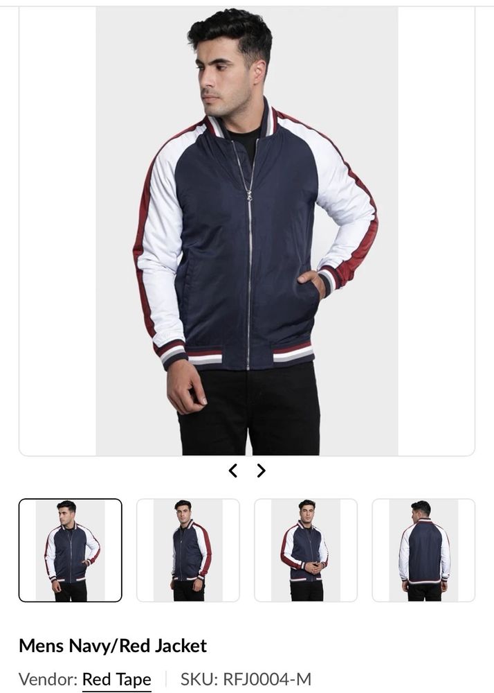 Men's Navy &amp; Red  Jacket