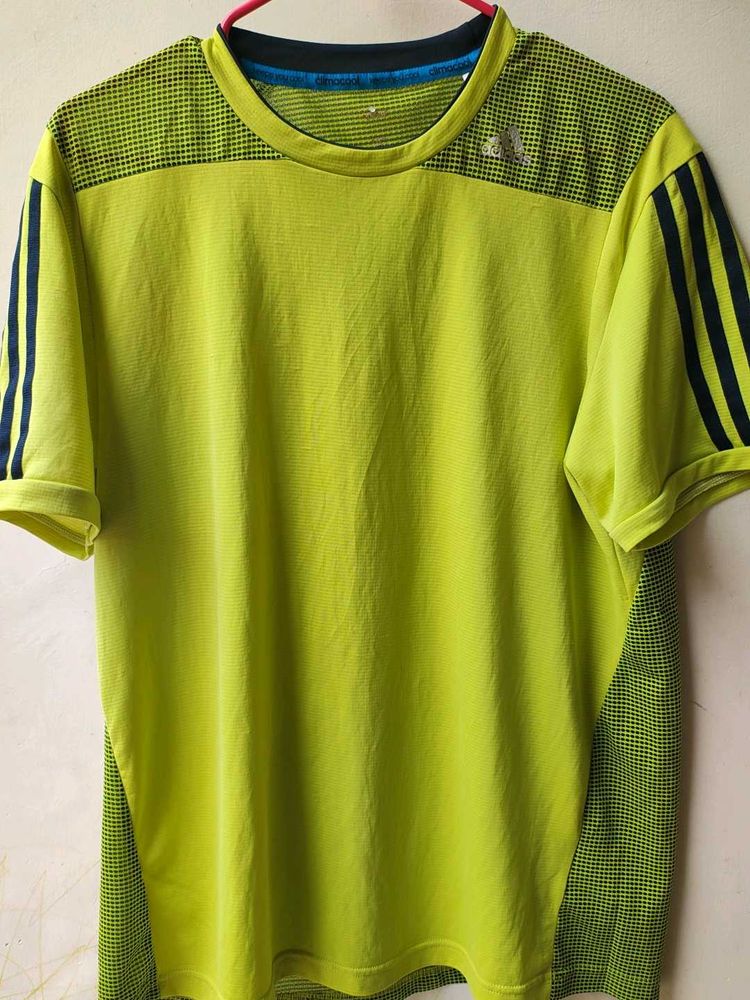 Adidas Lime Green T-Shirt