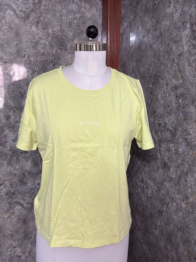 Lime Green Graphic T-Shirt